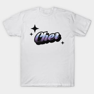 Cher - Retro Classic Typography Style T-Shirt